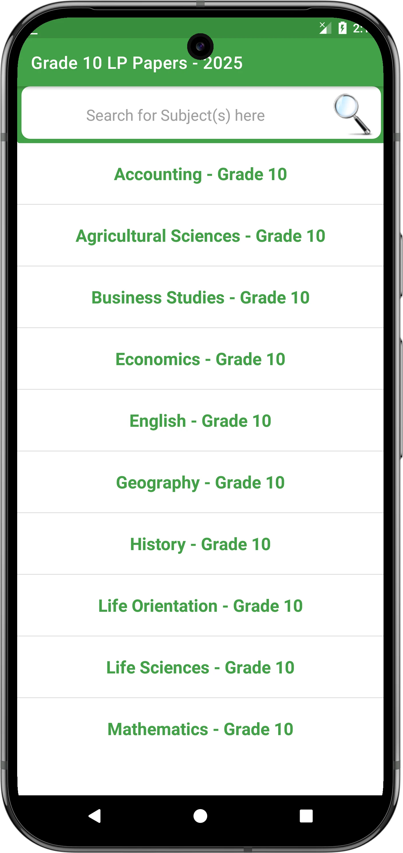 Limpopo Grade 10, 11 and 12 screenshot