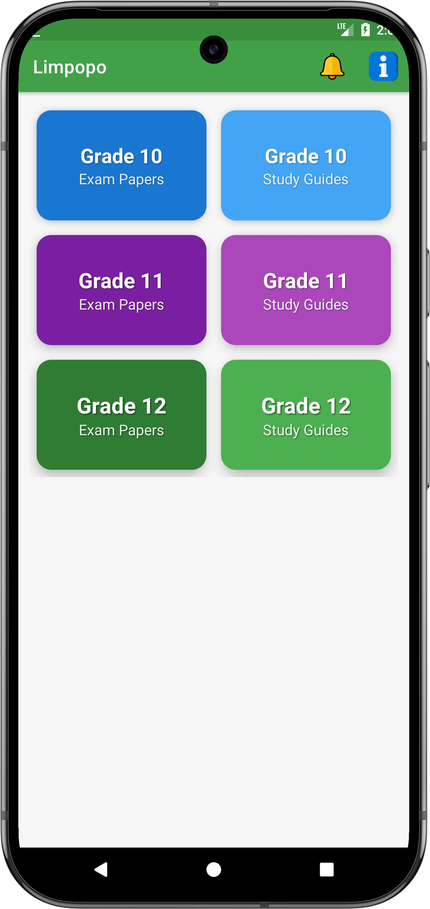 Limpopo Grade 10, 11 and 12 screenshot